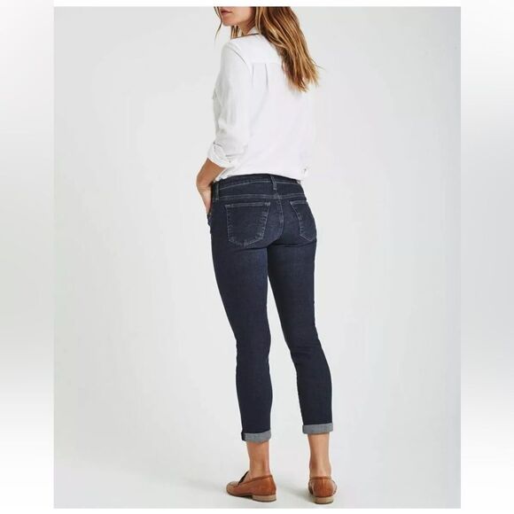 Ag Adriano Goldschmied Cigarette Roll-Up Low Rise Skinny Jeans Women's Size 25 - Picture 3 of 15